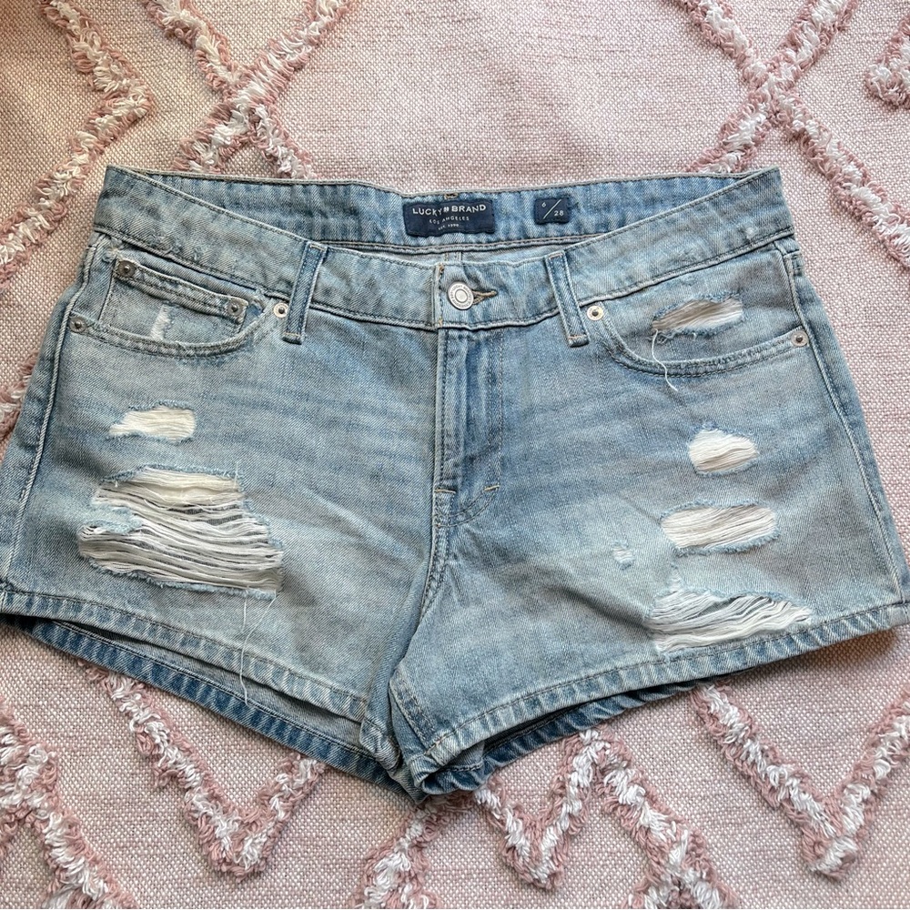 Lucky Brand “The Cut Off” Denim Shorts 6/28